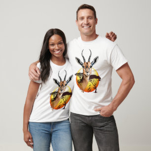 Gazelle African Antelope Wild Animal T-Shirt