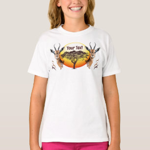 Gazelle African Antelope Wild Animal T-Shirt