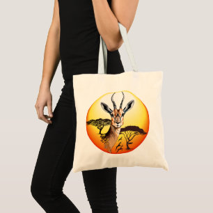 Gazelle African Antelope Wild Animal Tragetasche