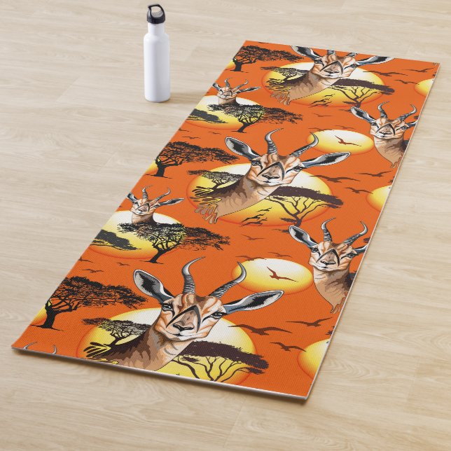 Gazelle African Antelope Wild Animal Yogamatte (Beispiel)