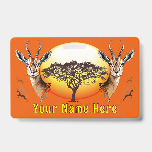 Gazelle Afrikanische Antilope Wildes Tier Ausweis