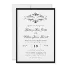 [GAZELLE] Elegante Schwarz-Weiß-Monochrome Hochzei