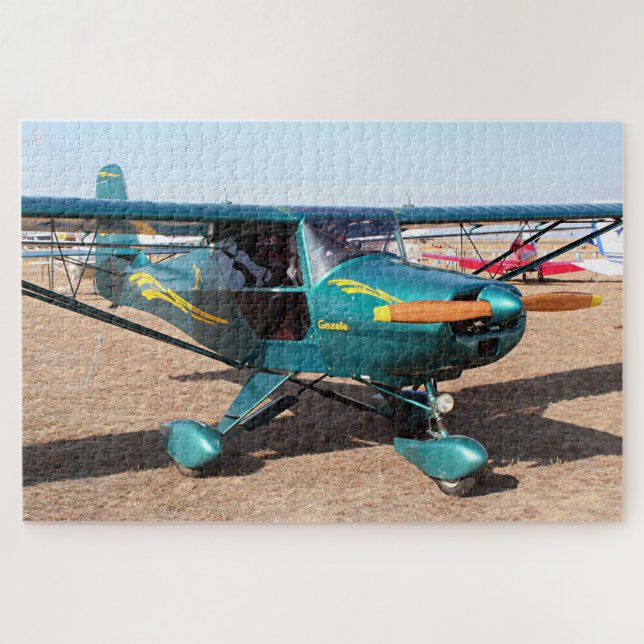 Gazelle Ultralight Aircraft Puzzle (Horizontal)