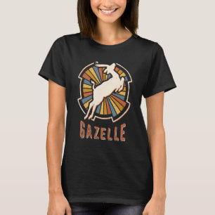 Gazelle Vintag Classic Retro Animal Liebe T-Shirt