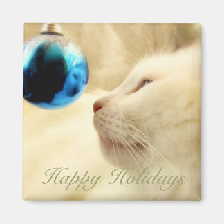 Gazette auf einen blauen Stern Magnet