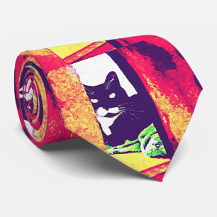 Gazing Lucy Painting Krawatte