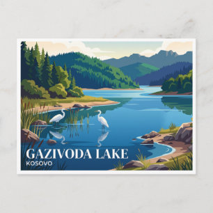 Gazivoda-See Zubin Potok Kosovo Postkarte