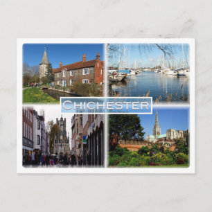 GB Chichester - Bosham Church and Brook House - Postkarte