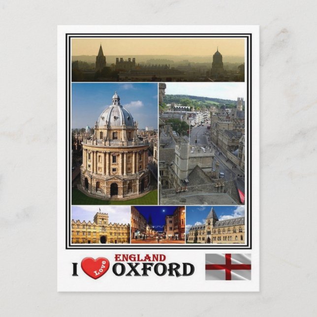 GB England - Oxford - Postkarte (Vorderseite)