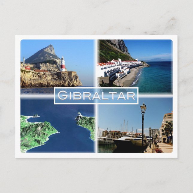 GB - Gibraltar - Europe Point - Postkarte (Vorderseite)