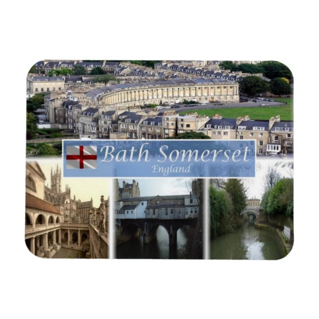 GB Großbritannien - England - Bath Somerset - Magnet (Horizontal)