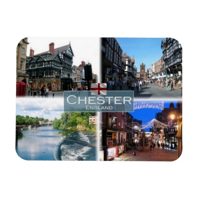 GB Großbritannien - England - Chester - Magnet (Horizontal)
