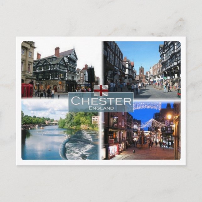 GB Großbritannien - England - Chester - Postkarte (Vorderseite)
