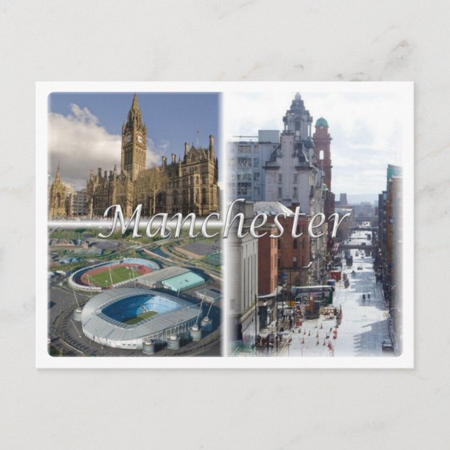 GB Großbritannien - England - Manchester - Postkarte (Vorderseite)