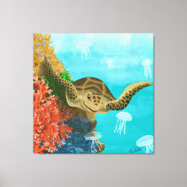 GB Print on canvas turtle Leinwanddruck