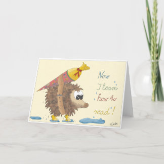 GB School enrollment card, lovingly hand-drawn gir Karte