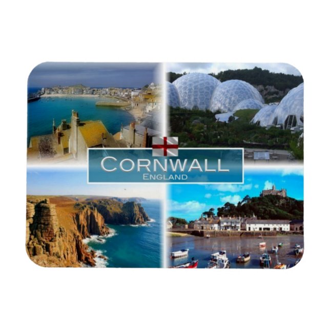 GB Vereinigtes Königreich - England - Cornwall Magnet (Horizontal)
