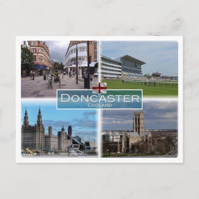 GB Vereinigtes Königreich - England - Doncaster Postkarte (Vorderseite)