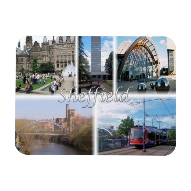 GB Vereinigtes Königreich - England - Sheffield Magnet (Horizontal)