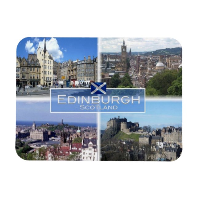 GB Vereinigtes Königreich - Schottland - Edinburgh Magnet (Horizontal)