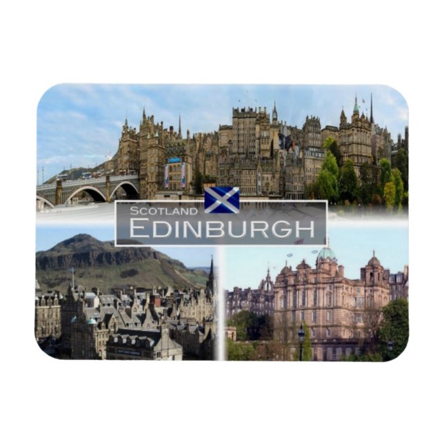 GB Vereinigtes Königreich - Schottland - Edinburgh Magnet (Horizontal)