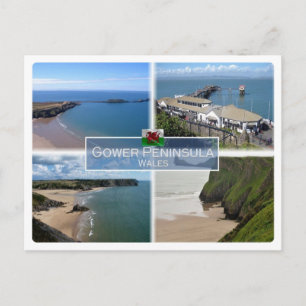 GB Vereinigtes Königreich - Wales - Gower Peninsul Postkarte