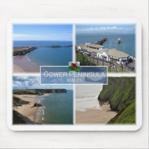 GB Vereinigtes Königreich - Wales - The Gower Peni Mousepad