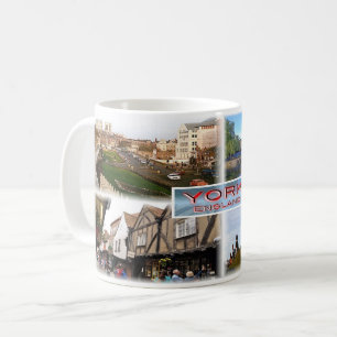 GB York ^ Walls and Minster - River Ouse - Shamble Kaffeetasse