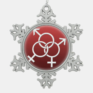 GBLT Pride Ornament Personalisiert Gay Liebe Gesch