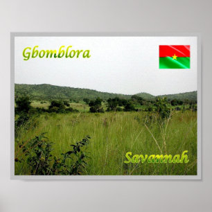 Gbomblora - Savannah - Poster