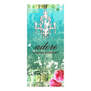 GC Adore Vintage Blau Werbekarte