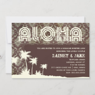 GC Aloha Luau Palm Pier Einladung