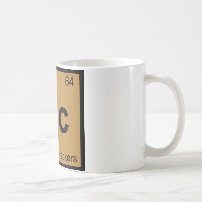 GC - Graham Crackers Chemistry Periodic Table Kaffeetasse (Rechts)