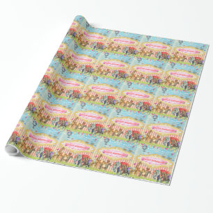 GC Magical Tritt dem Zirkus Vintage bei Geschenkpapier