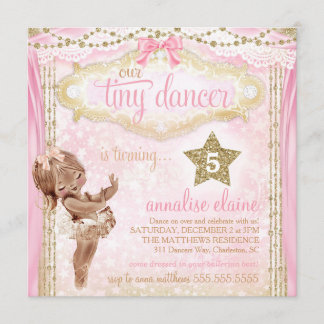 GC Magical Vintag Tiny Dancer Afroamerikaner Einladung