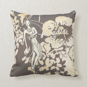 GC Mein Paradies Leben Hawaiian Hula Pinup Kissen