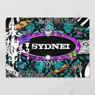 GC | Miss Fun n 'Extravagant Stuff Ultimate Blue Einladung