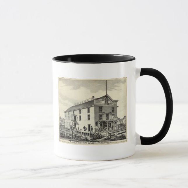 GC Ormerod, der Boat Builder, Asbury Park, NJ Tasse (Rechts)