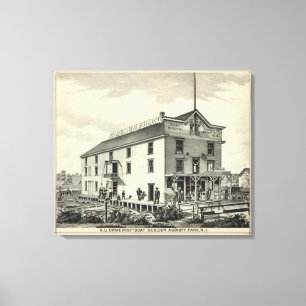 GC Ormerod, The Boat Builder, Asbury Park, NJ Leinwanddruck