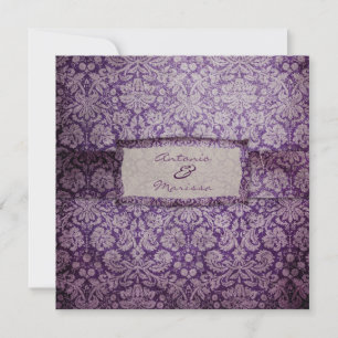 GC Purple Rapture Vintage Einladung