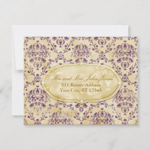 GC   Süßes UAWG   Raisin Postcard Style RSVP Karte