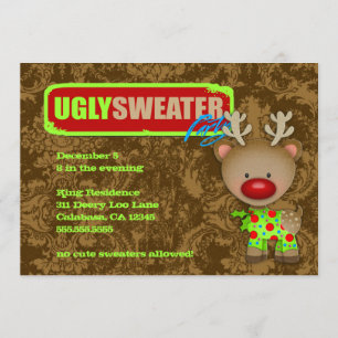 GC Ugly Sweater Party Einladung