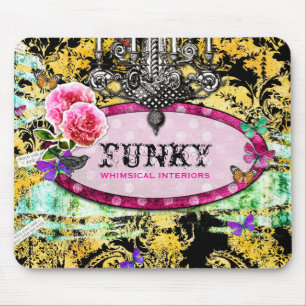 GC Whimsical Vintage Rosa Biene Mousepad