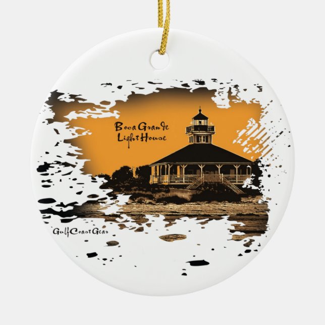 GCG Boca Leuchtturm Keramik Ornament (Vorne)