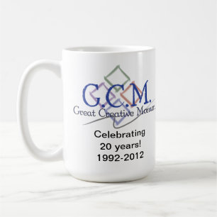 GCM Logo Tasse-Weiß Tasse