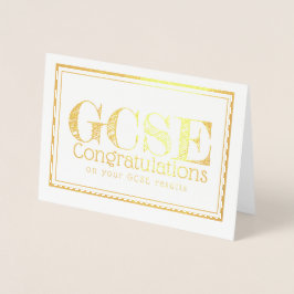 GCSE Glückwunschkarte Folienkarte