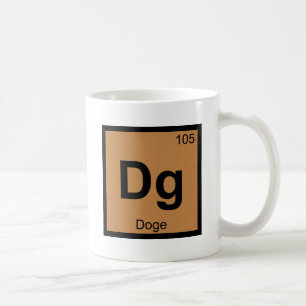 Gd - Doge Meme Chemie-Periodensystem-Symbol Tasse