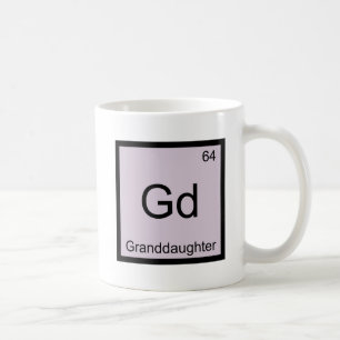 Gd - Enkelin Chemie-Element-Symbol-T-Shirt Tasse