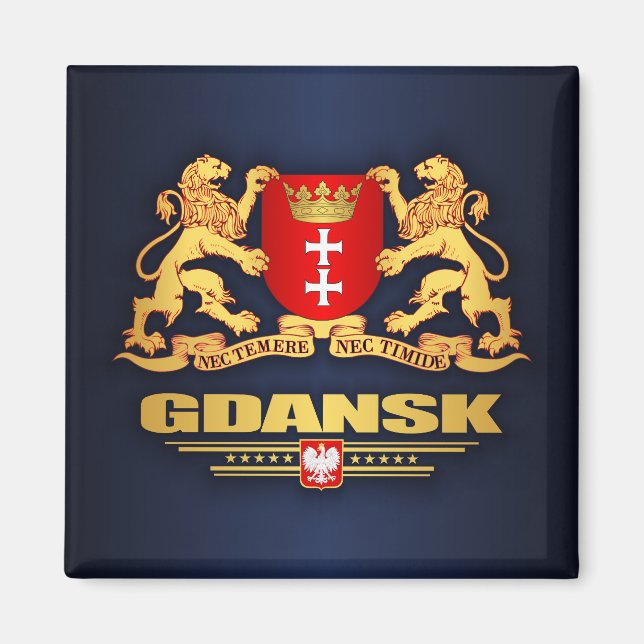 Gdansk COA Magnet (Vorne)