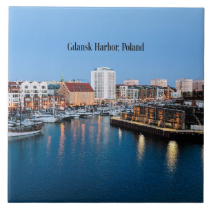 Gdansk Harbor, Polen Fliese